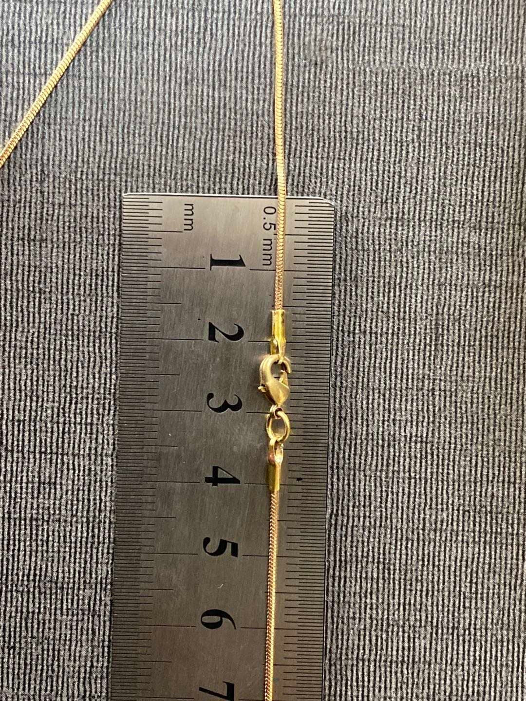 Copper necklace // Copper snake chain