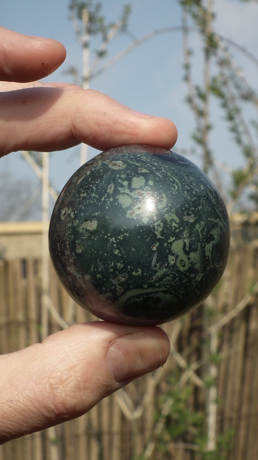 53mm Kambaba Jasper sphere