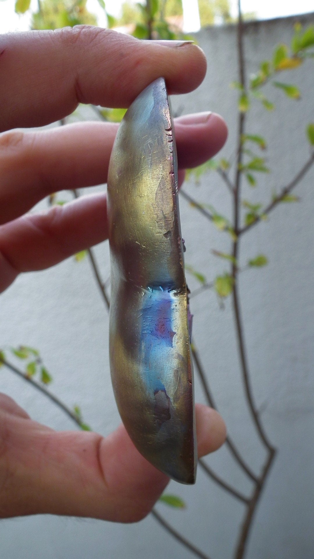 Bismuth crystal Heart