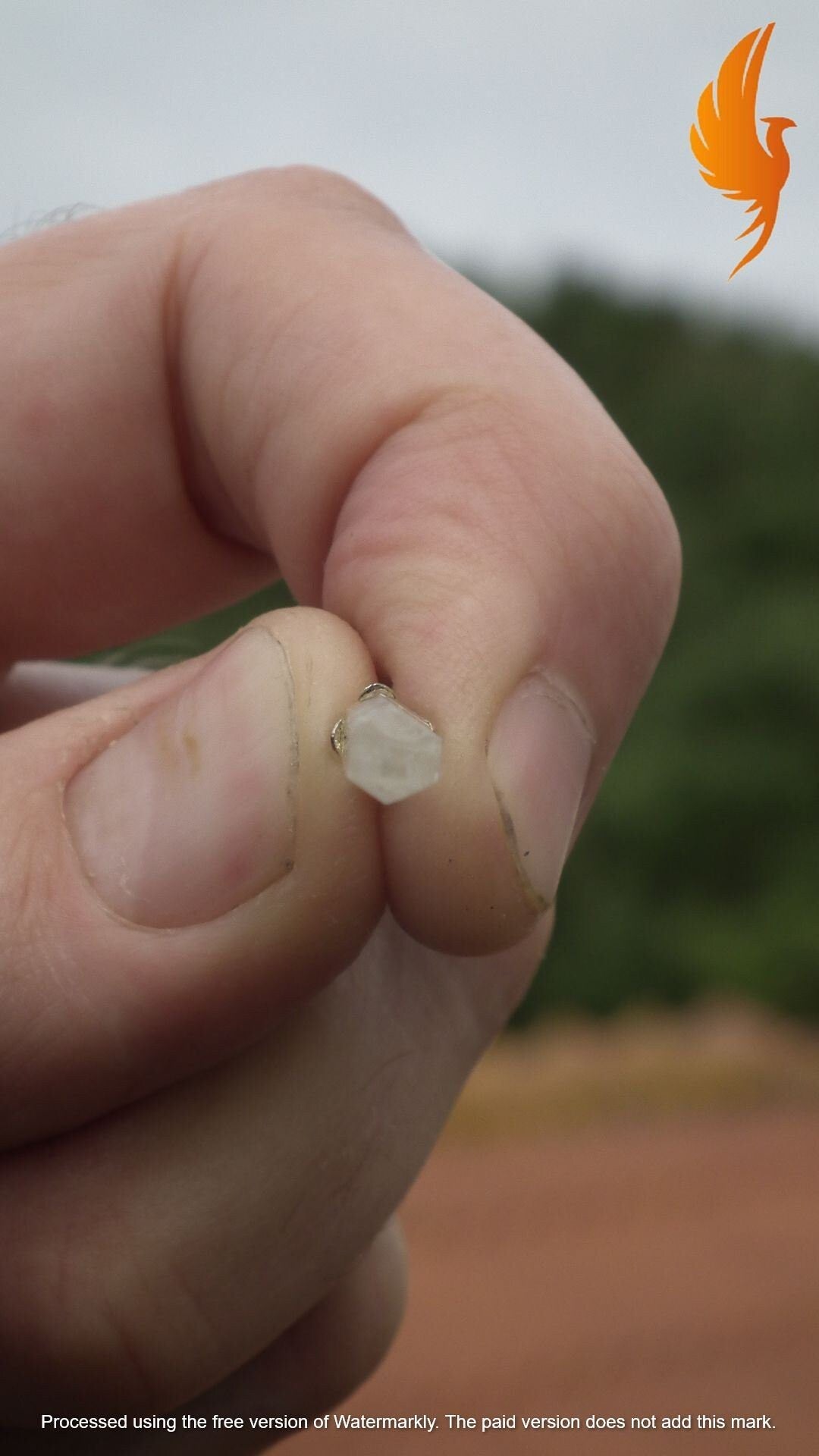 Lemurian Quartz pendant from Brazil