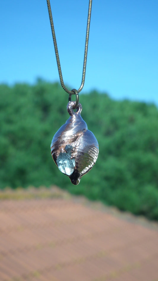 Herkimer diamond necklace