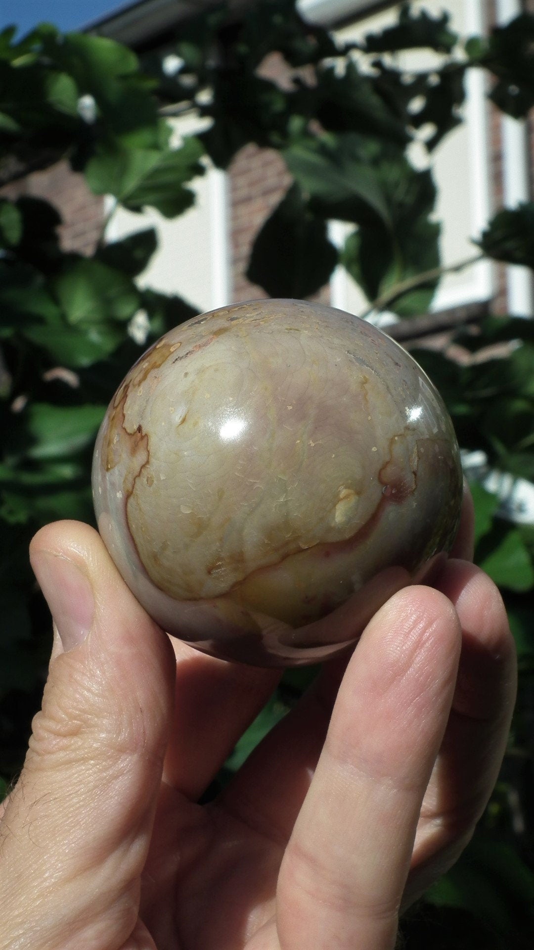 Polychrome jasper sphere 59mm