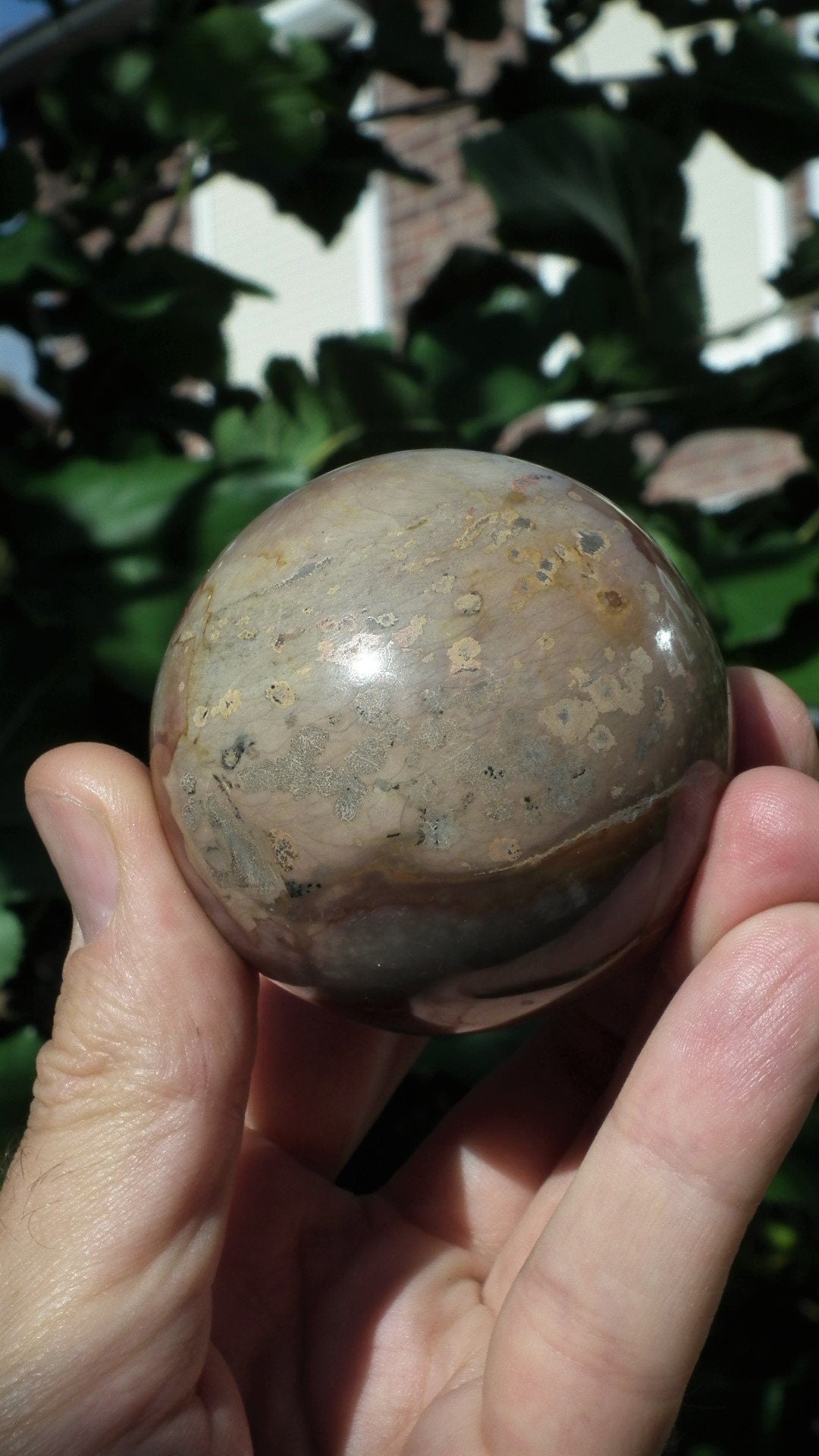 Polychrome jasper sphere 59mm