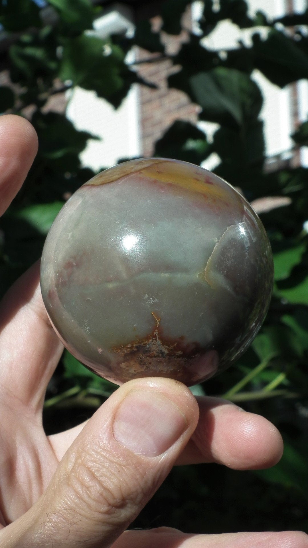 Polychrome jasper sphere 59mm