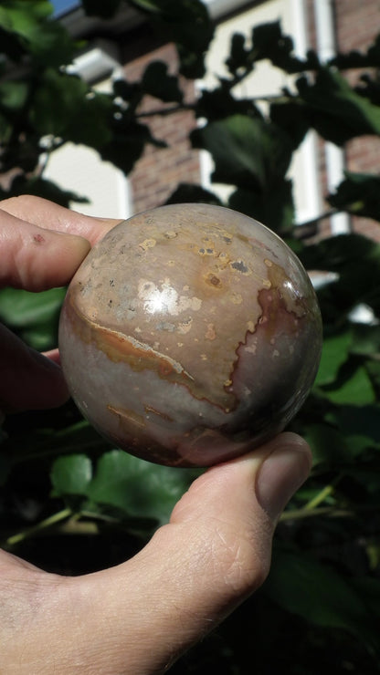 Polychrome jasper sphere 59mm