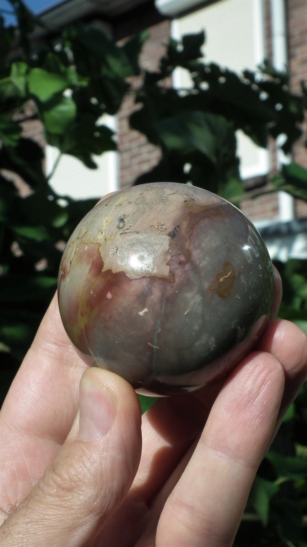 Polychrome jasper sphere 59mm