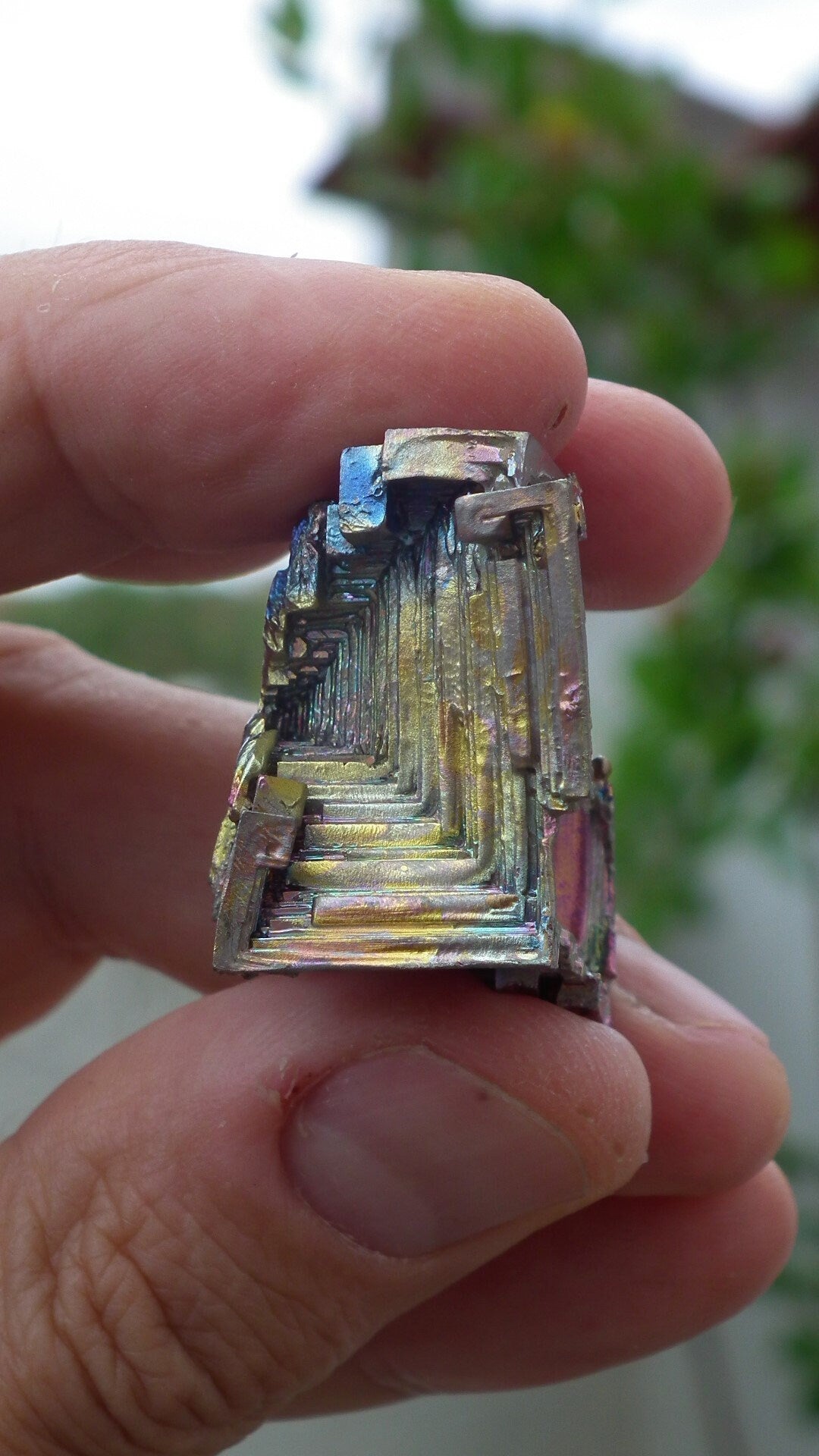 Bismuth crystal