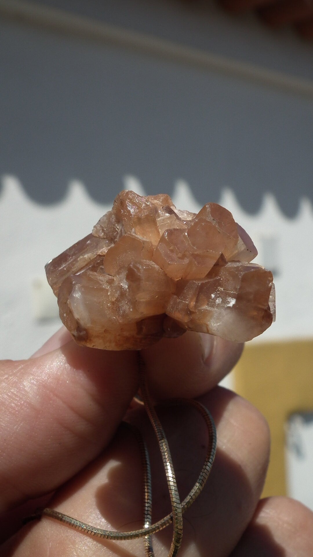 Aragonite necklace / Aragonite crystal