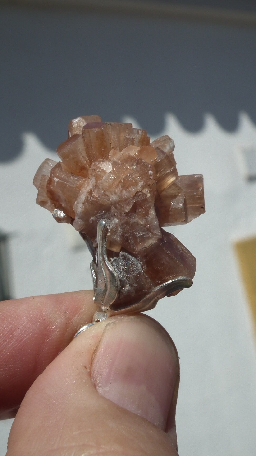 Aragonite necklace / Aragonite crystal