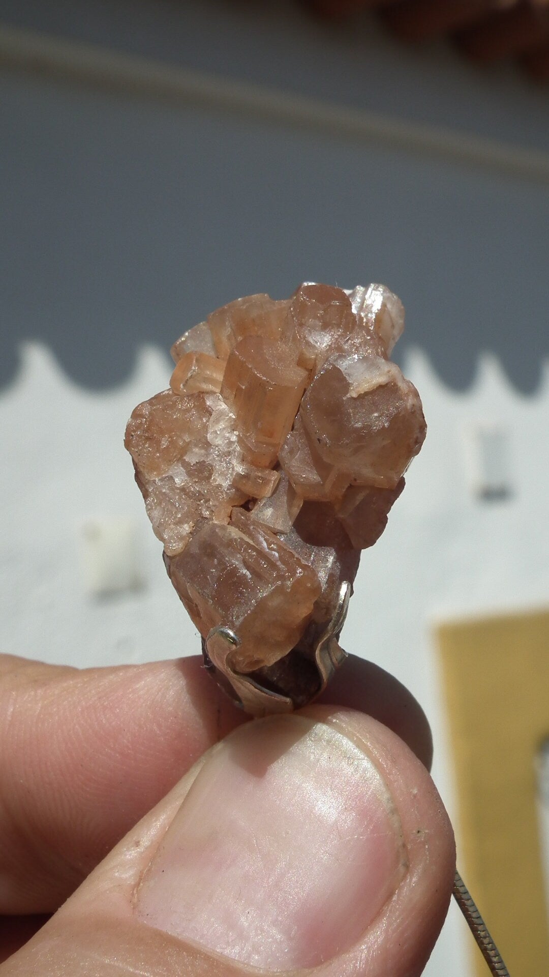 Aragonite necklace / Aragonite crystal