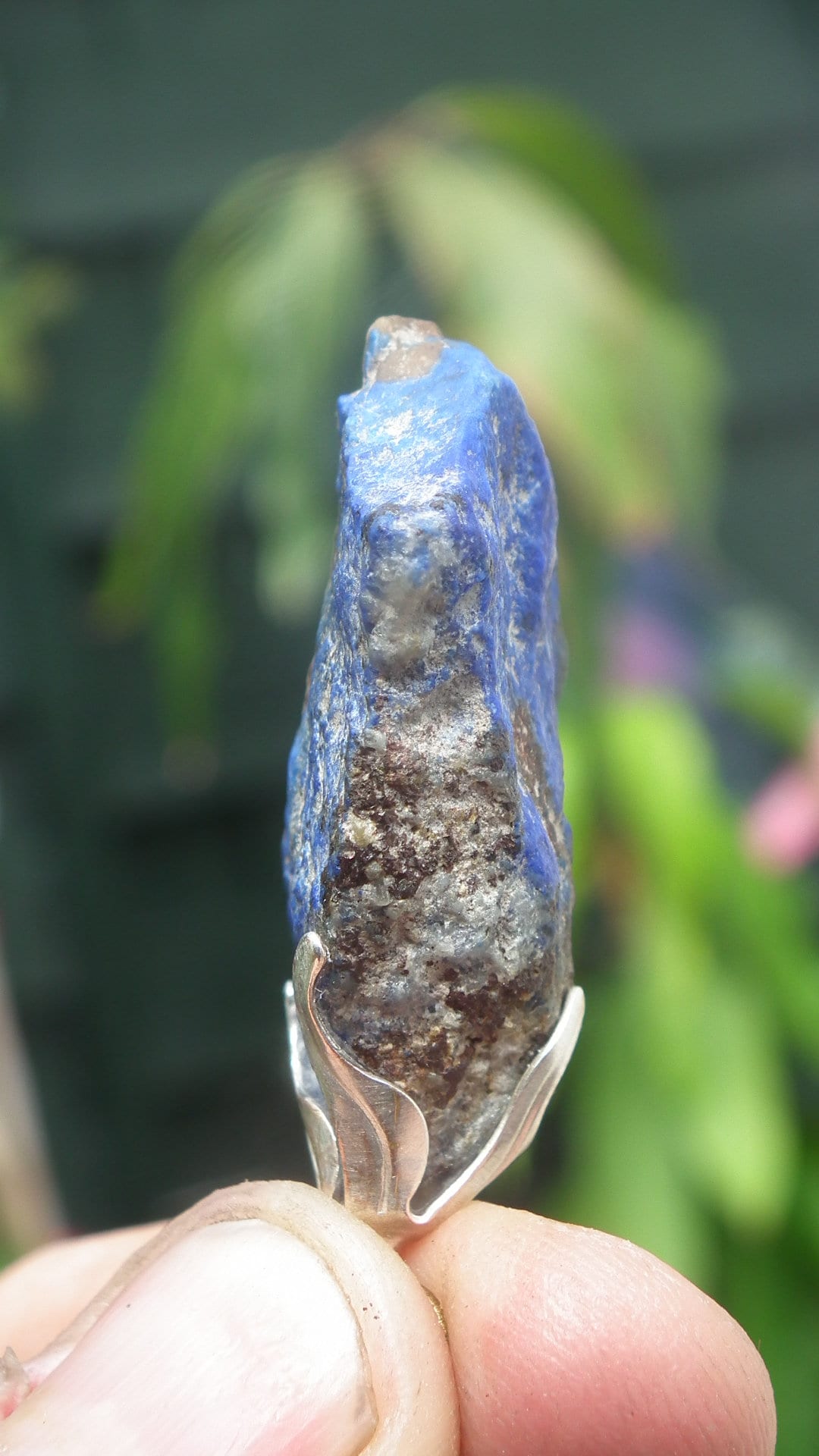 lapis lazuli necklace / raw lapis lazuli