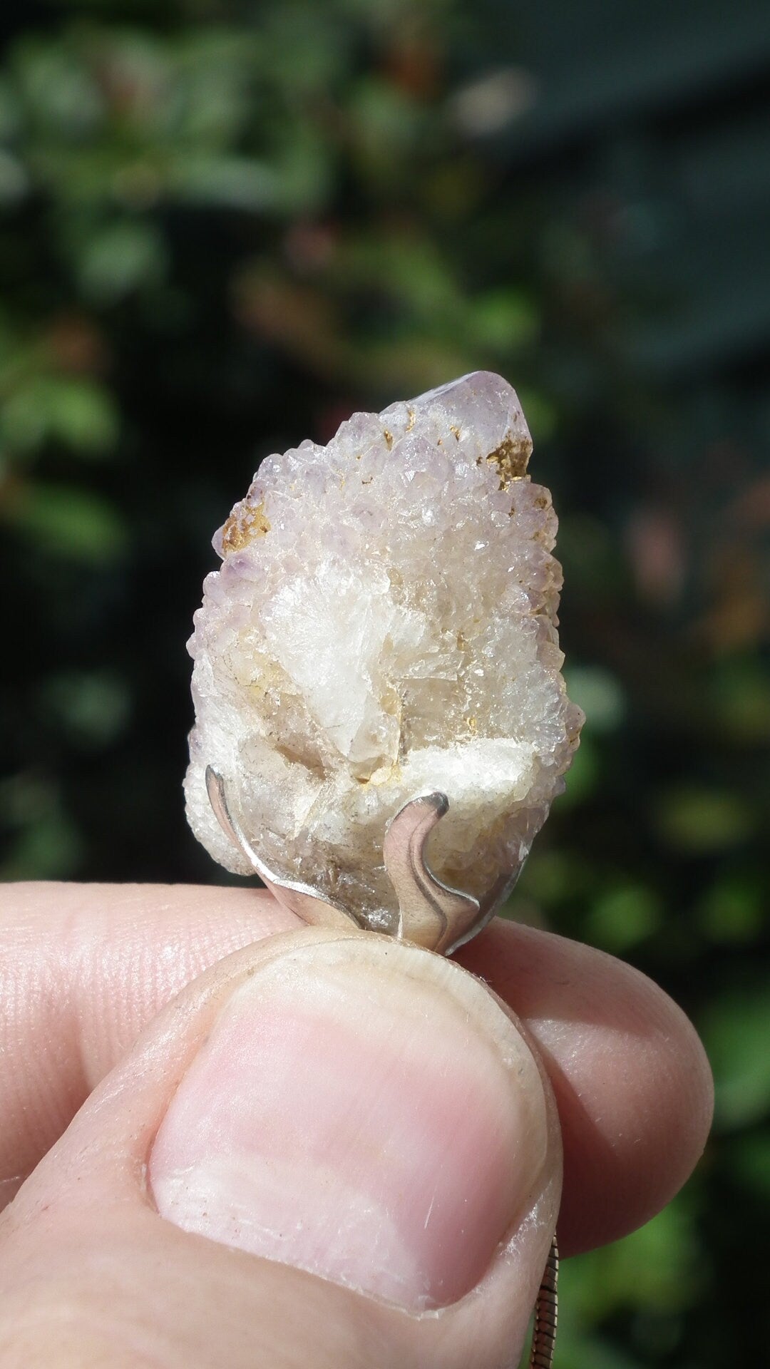 Spirit quartz Pendant / Cactus quarts/ Citrine / Limonite