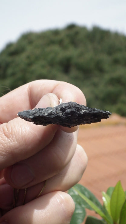 Black Kyanite pendant