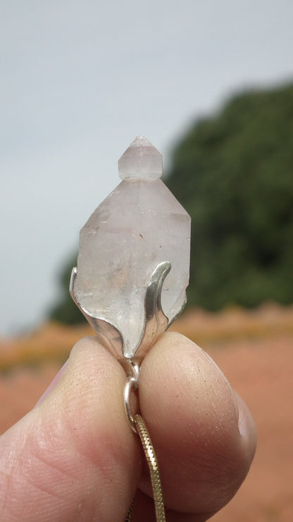 Herkimer diamond necklace // XXL Herkimer diamond necklace