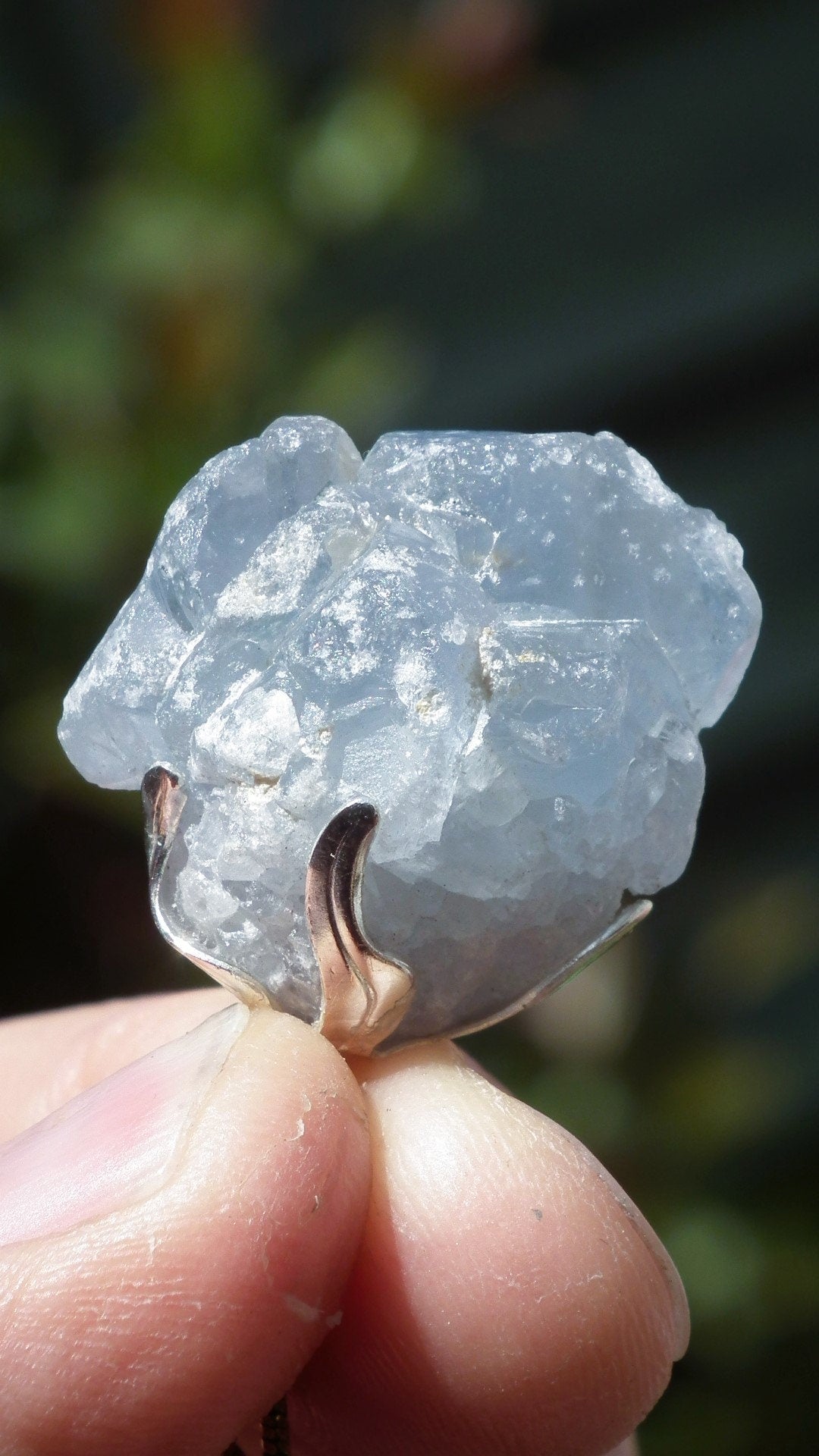 Celestite pendant