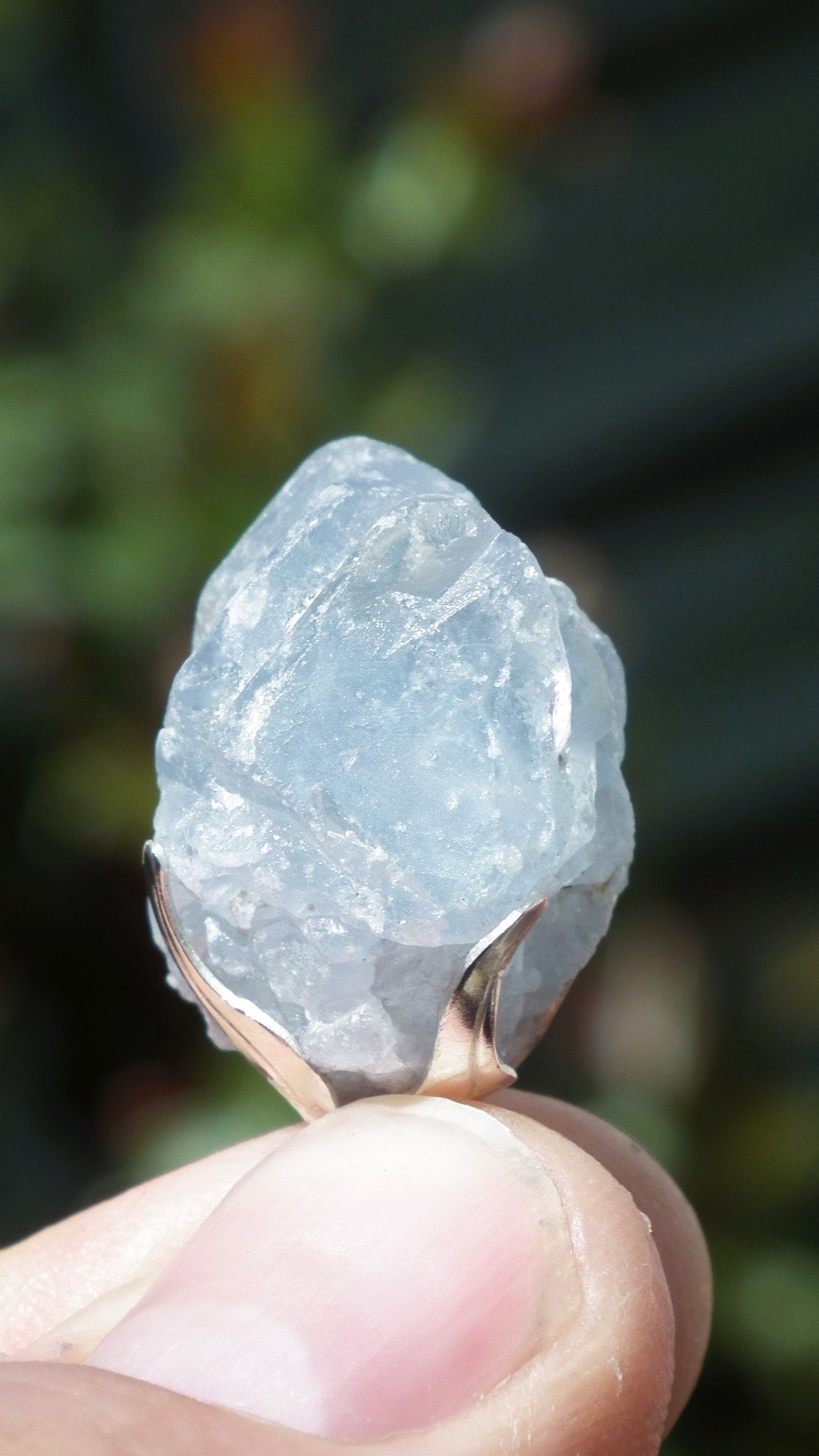 Celestite pendant