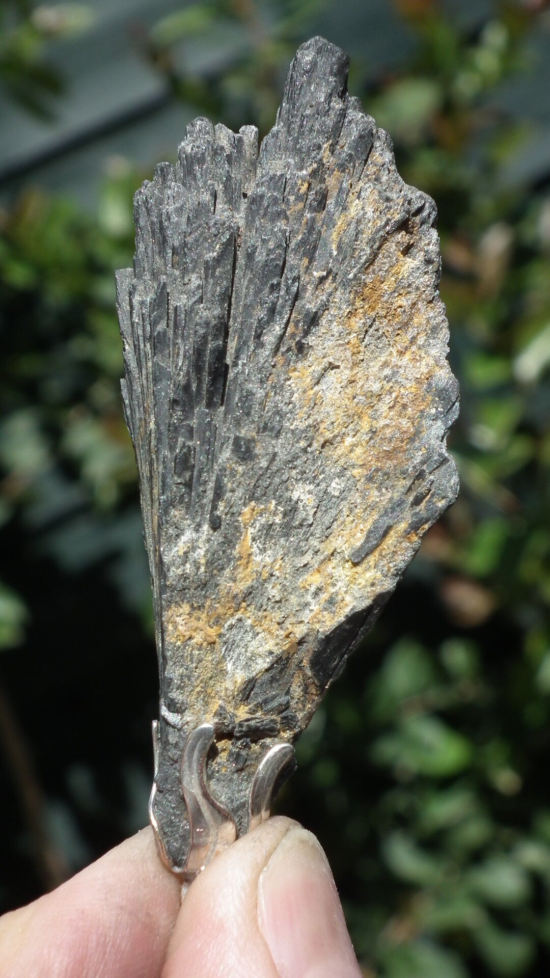 Black Kyanite pendant