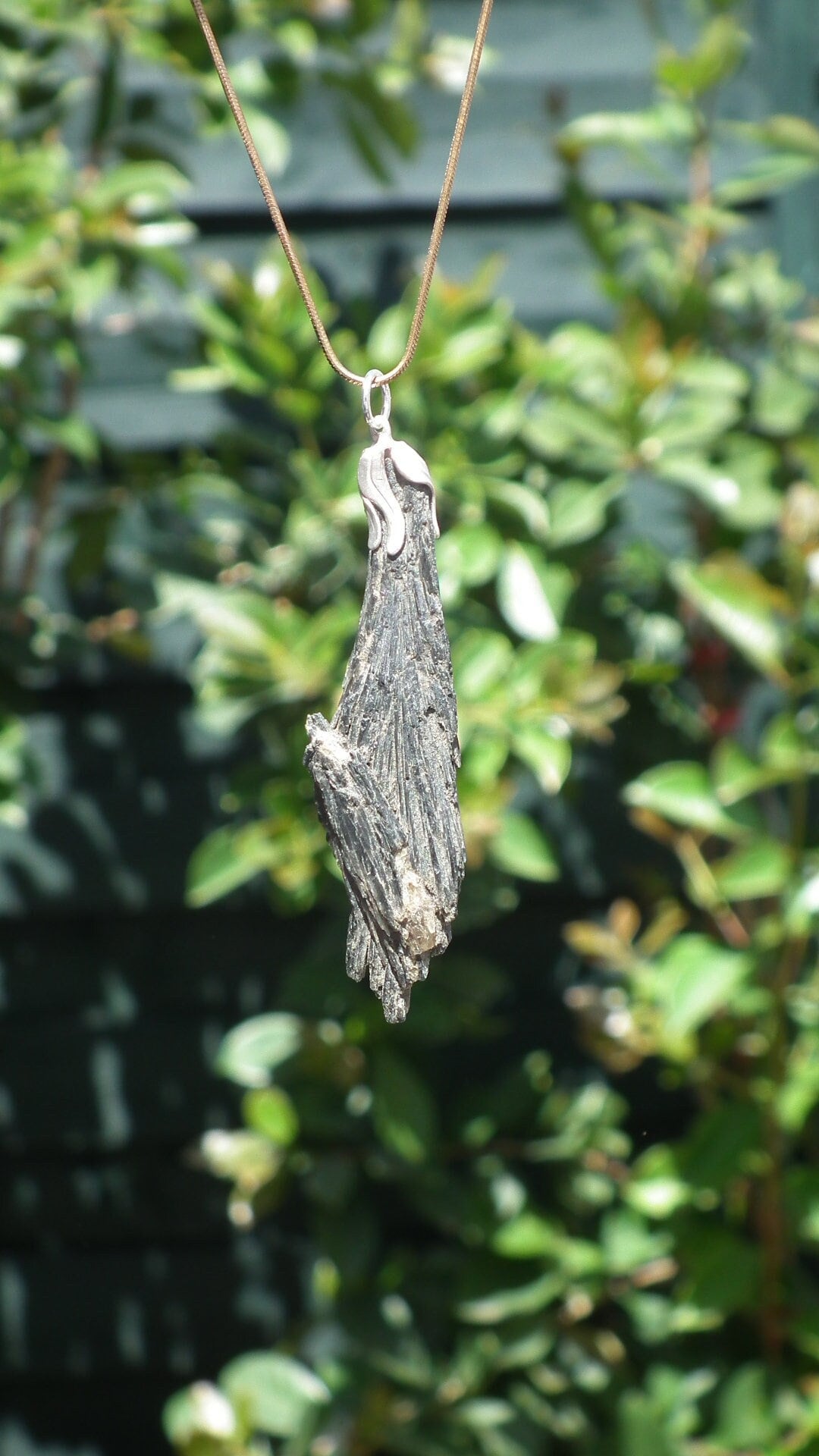 Black Kyanite pendant