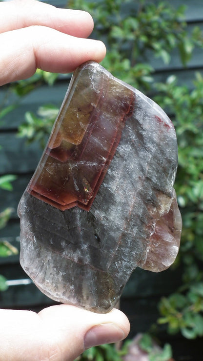 Super 7 polished freeform, Amethyst cacoxenite