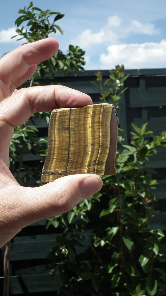 Tigereye Slab // Tiger eye stone // Tiger eye crystal