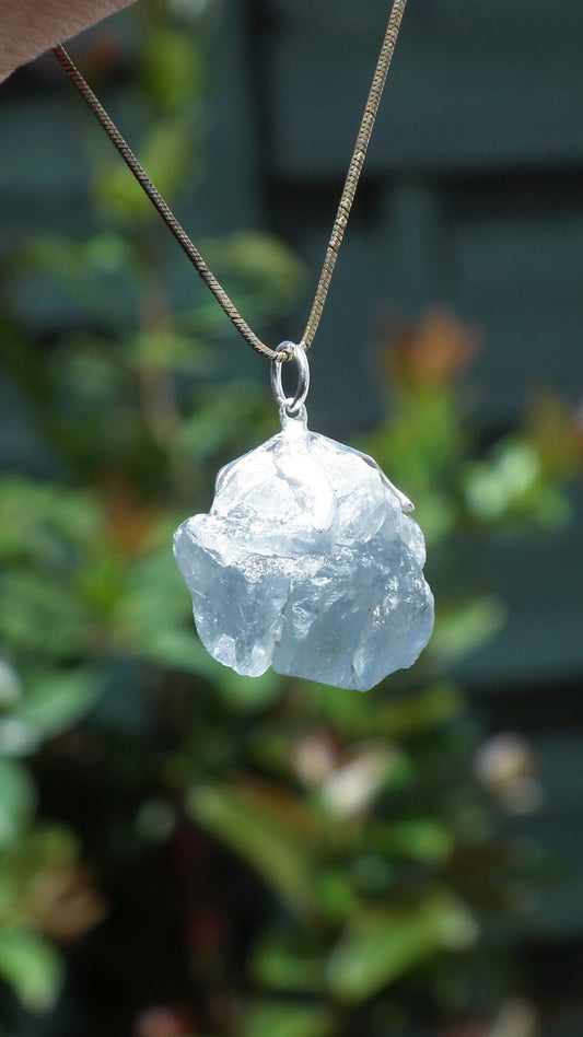 Celestite pendant