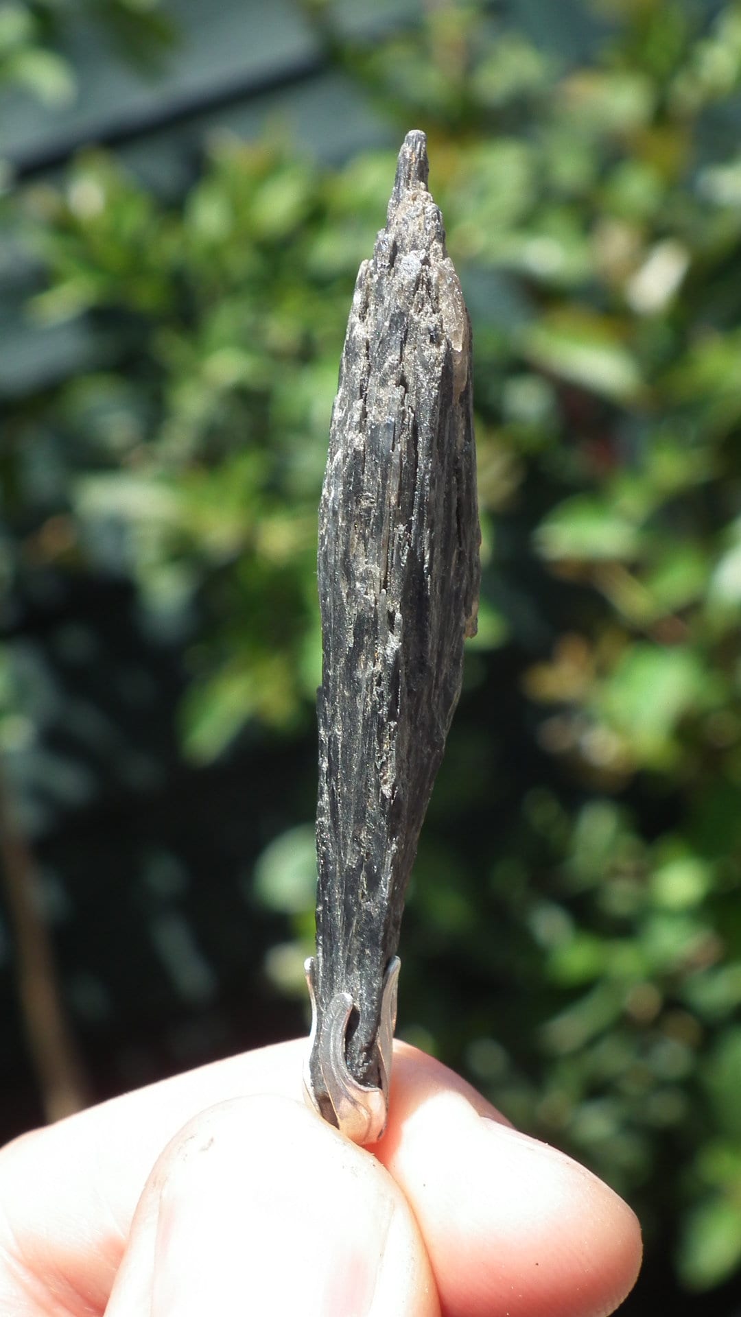 Black Kyanite pendant