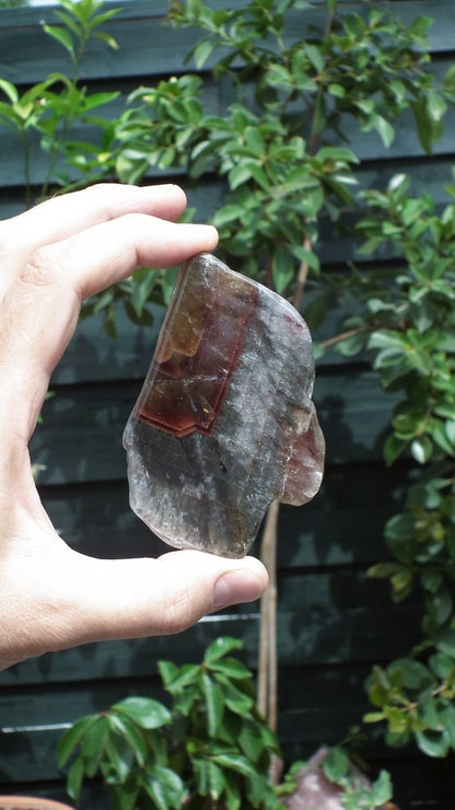 Super 7 polished freeform, Amethyst cacoxenite