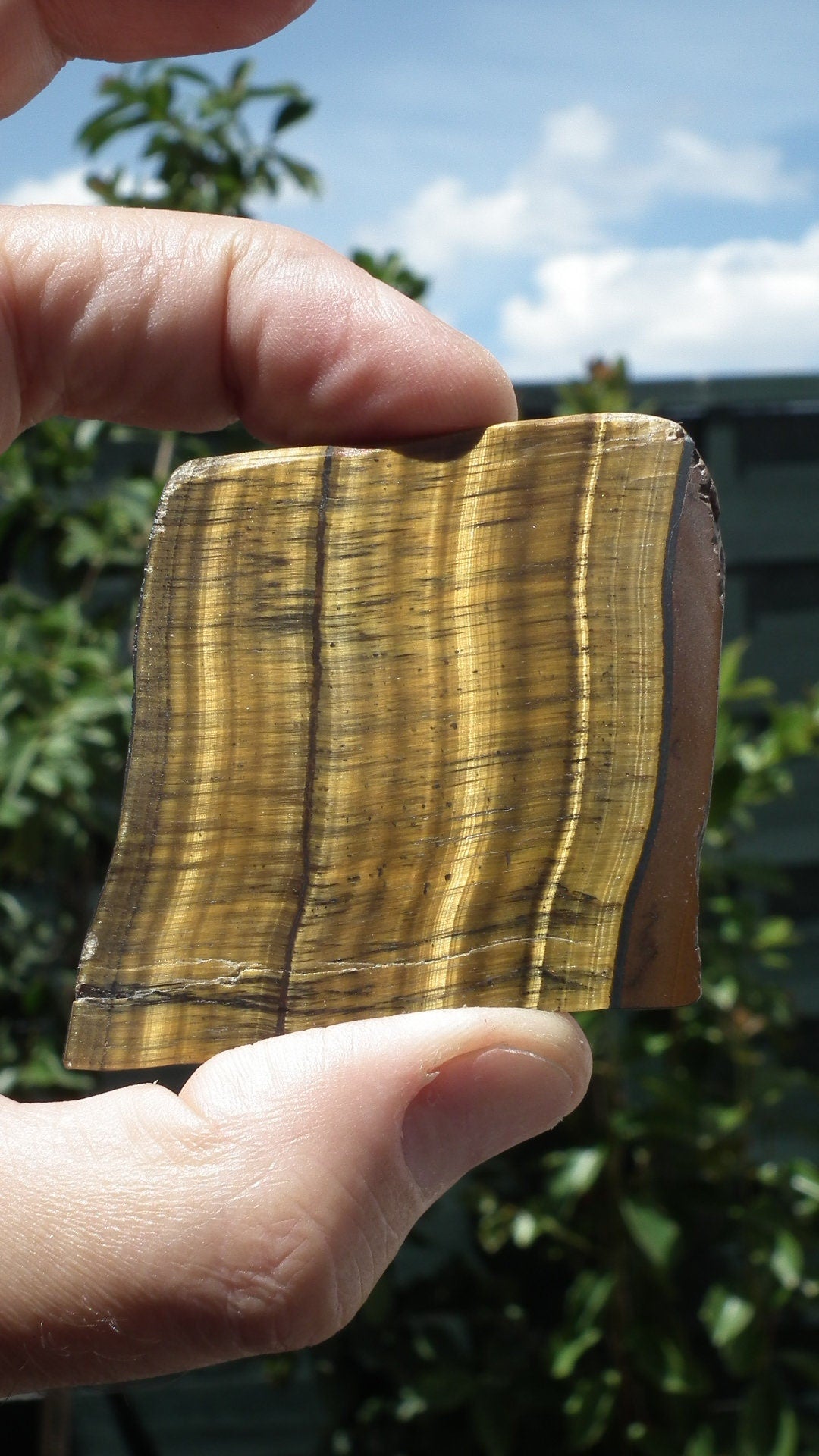 Tigereye Slab // Tiger eye stone // Tiger eye crystal