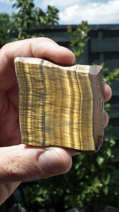 Tigereye Slab // Tiger eye stone // Tiger eye crystal