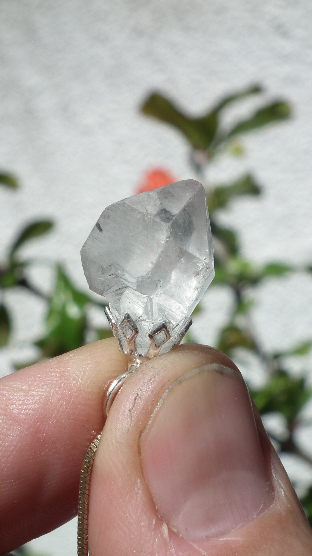 Herkimer diamond pendant