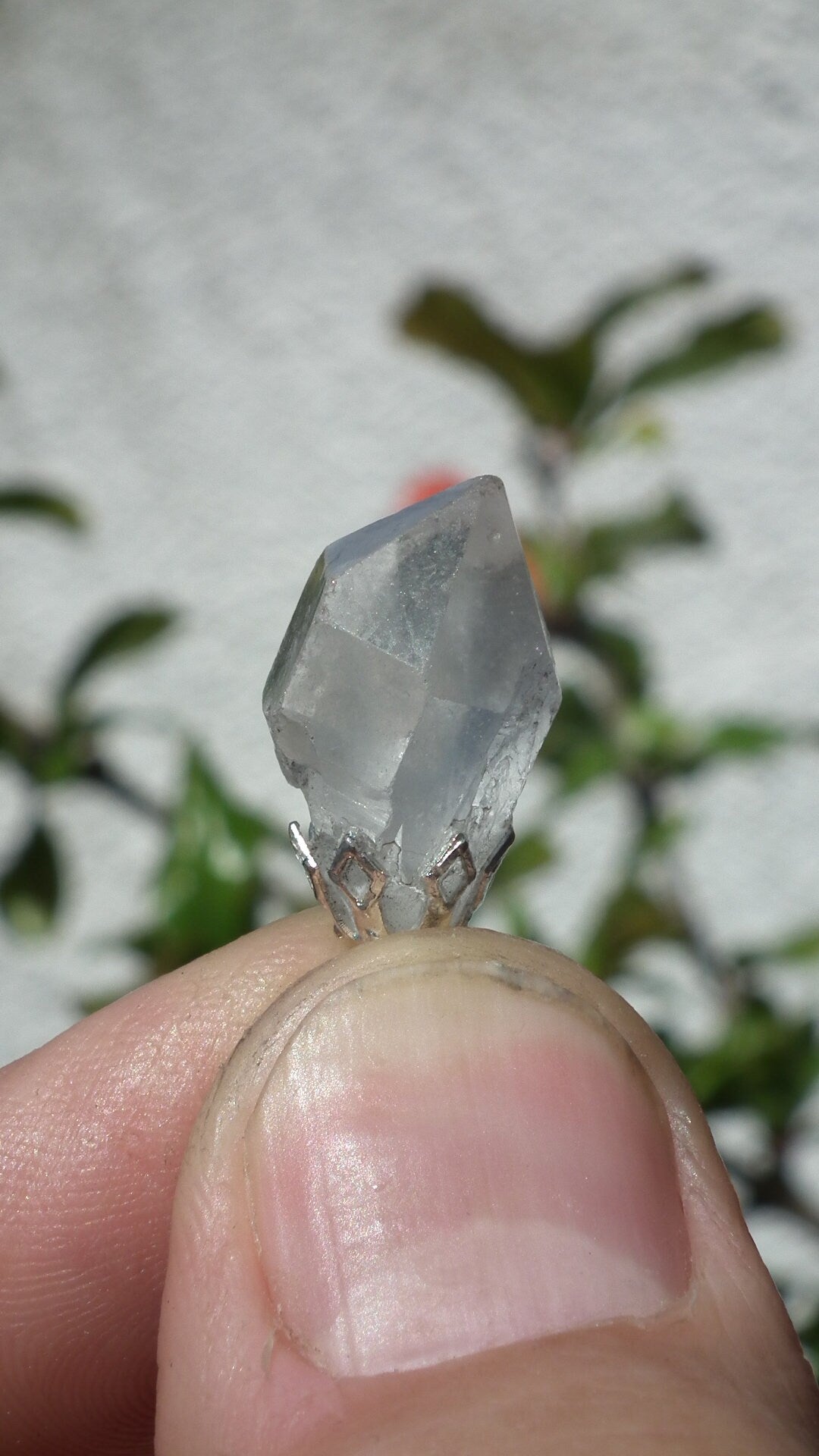 Herkimer diamond pendant