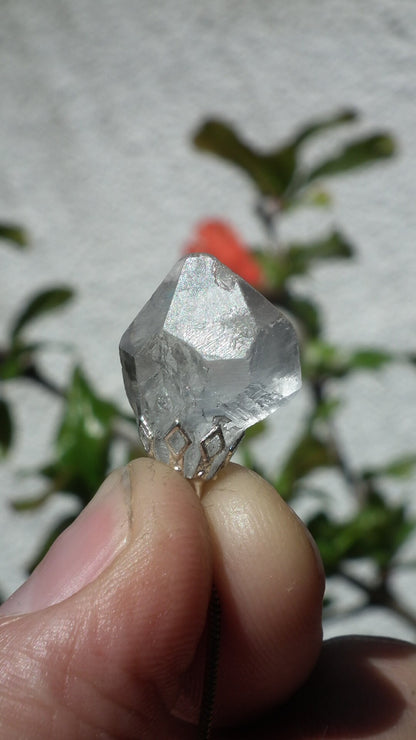 Herkimer diamond pendant