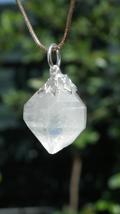 Herkimer diamond necklace