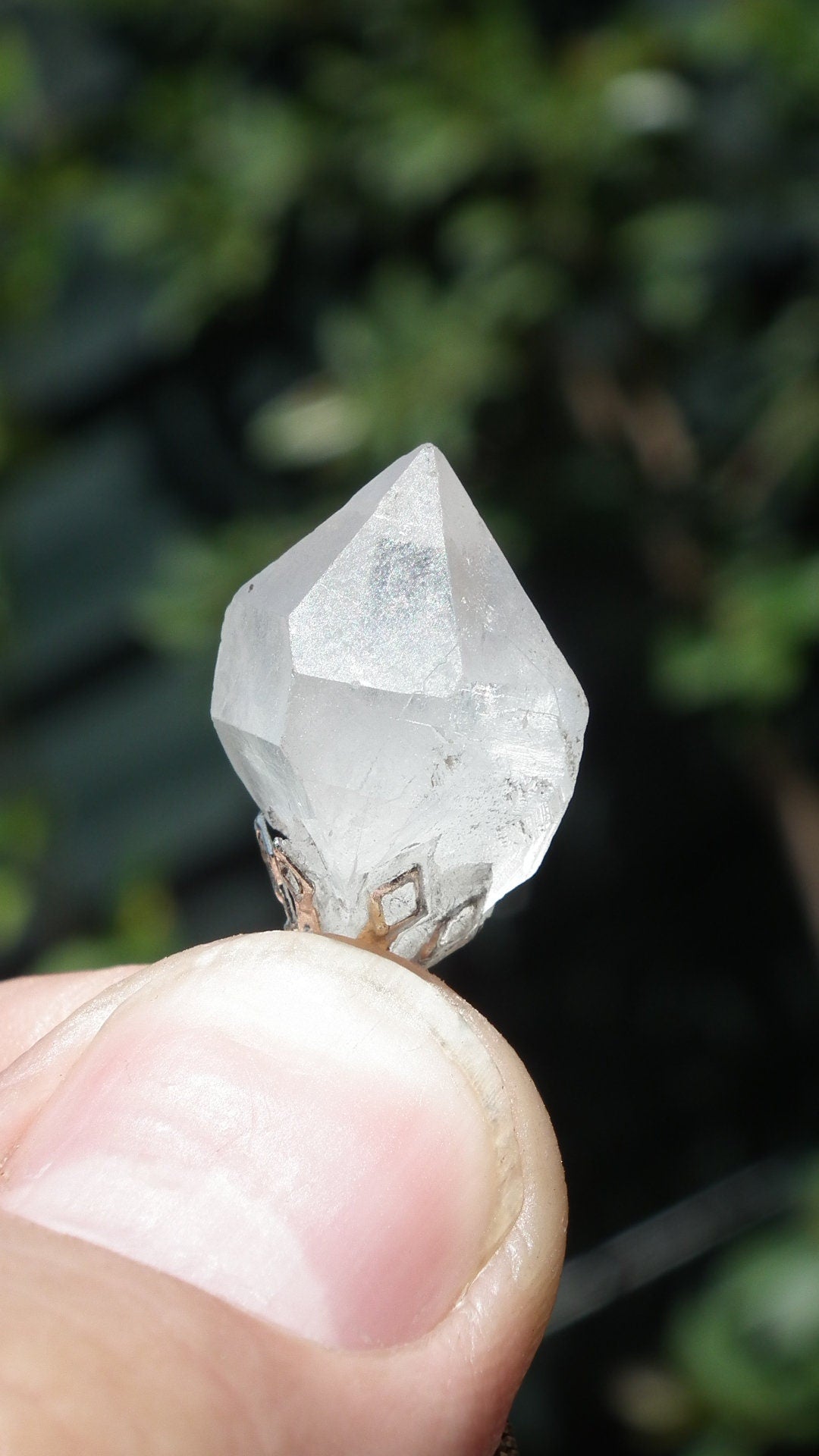 Herkimer diamond necklace