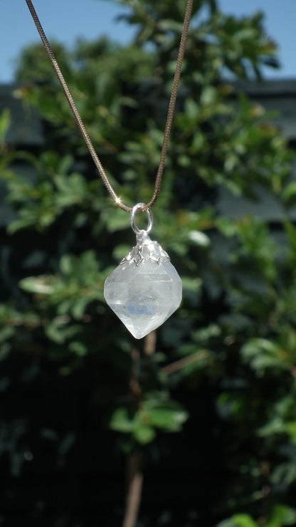 Herkimer diamond necklace