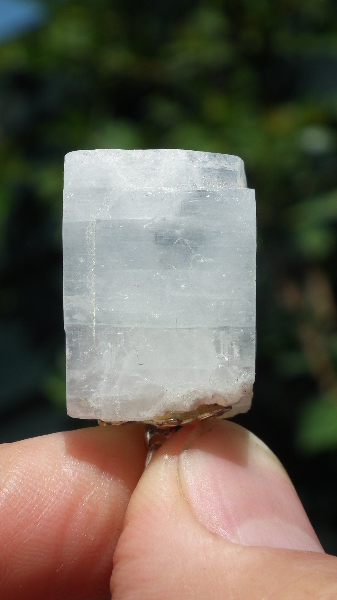 Apophyllite pendant / Raw apophyllite