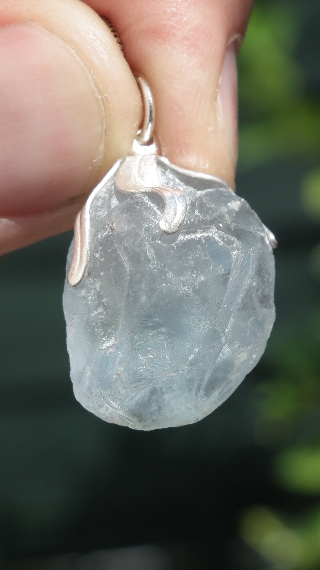 Celestite pendant