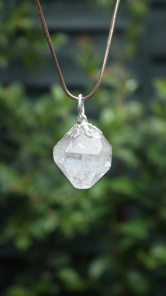 herkimer diamond pendant