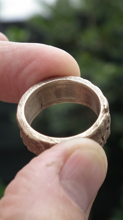 Handmade bronze ring