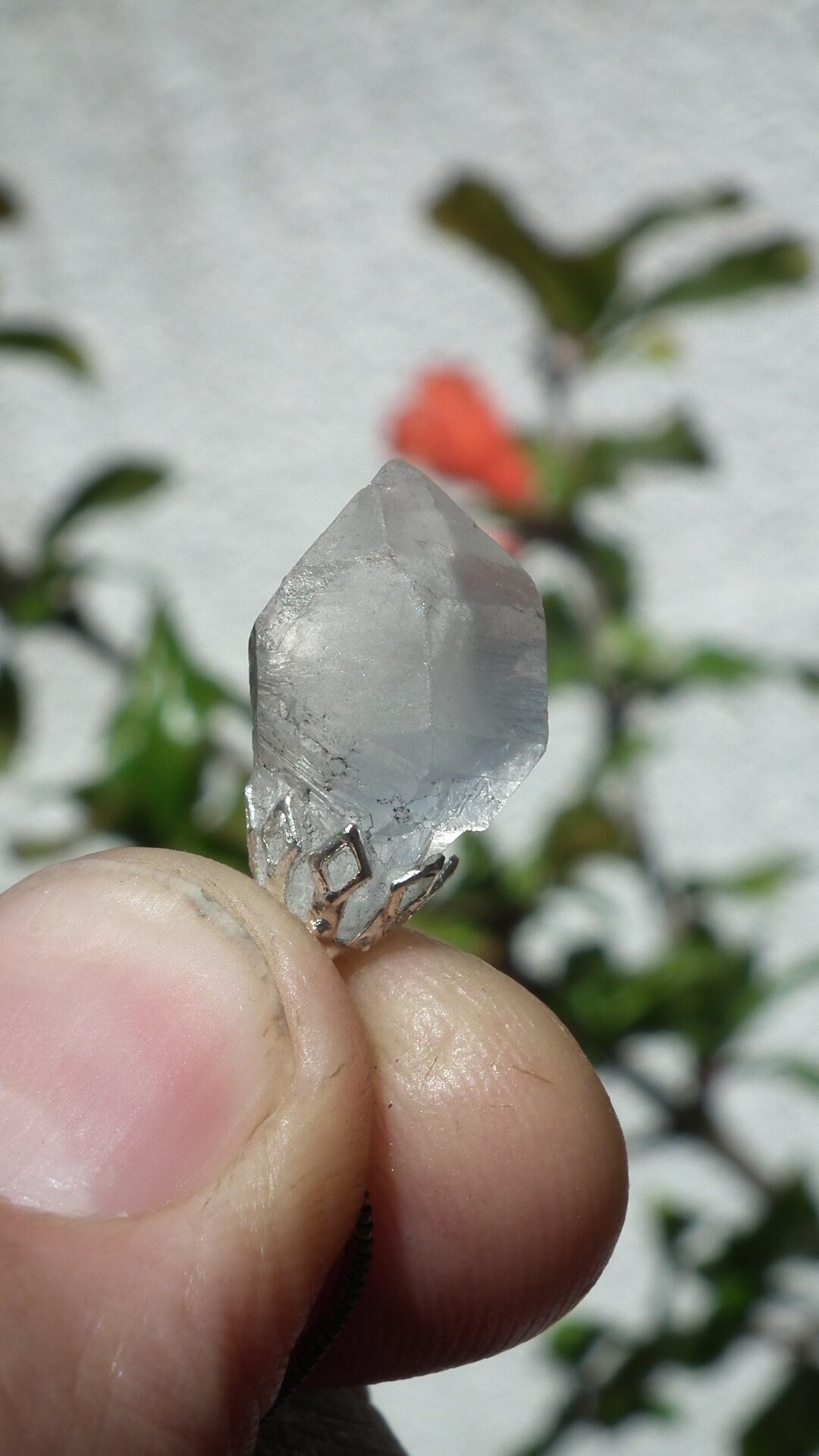 Herkimer diamond pendant