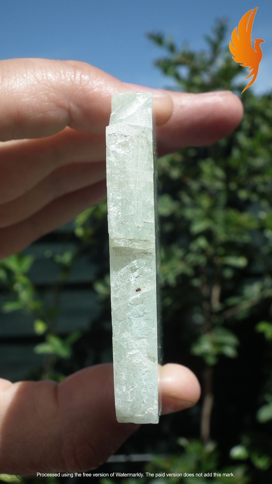 Aquamarine Slab // Aquamarine crystal