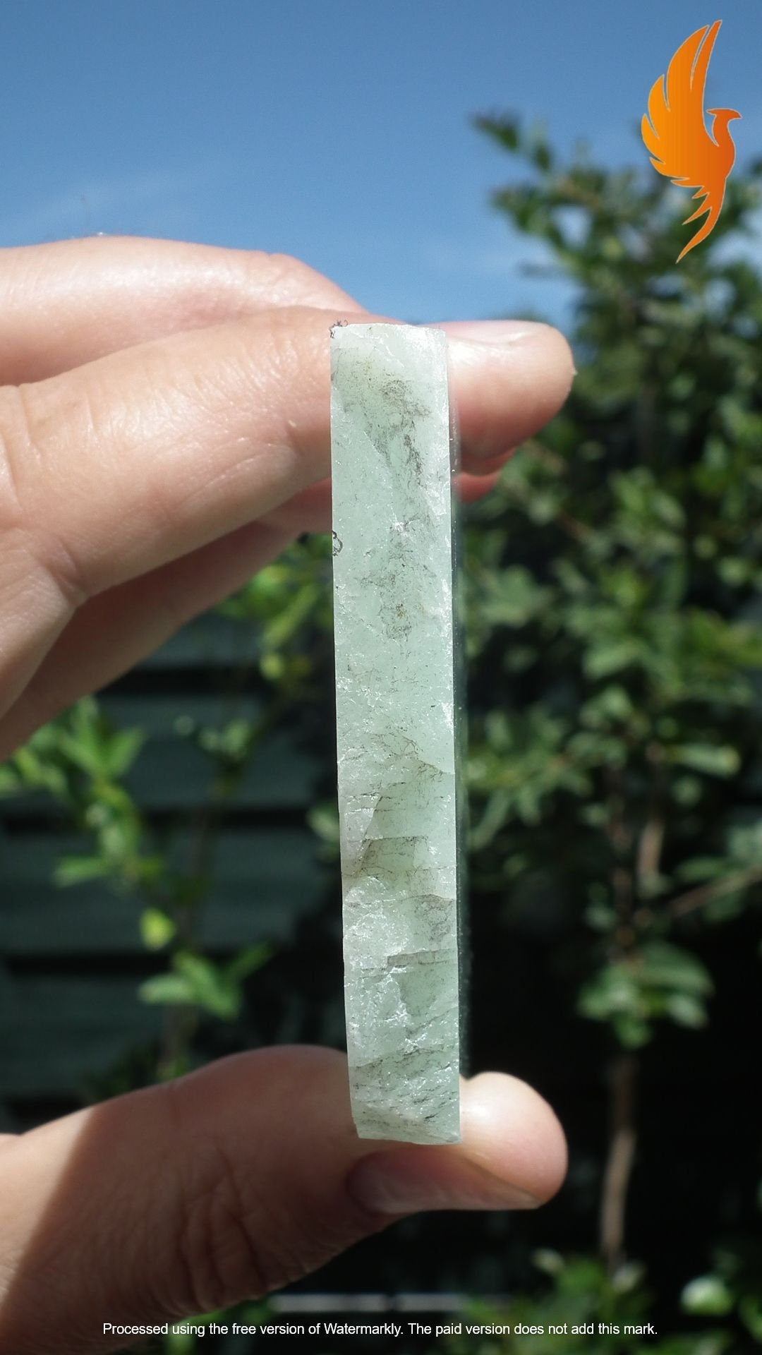 Aquamarine Slab // Aquamarine crystal