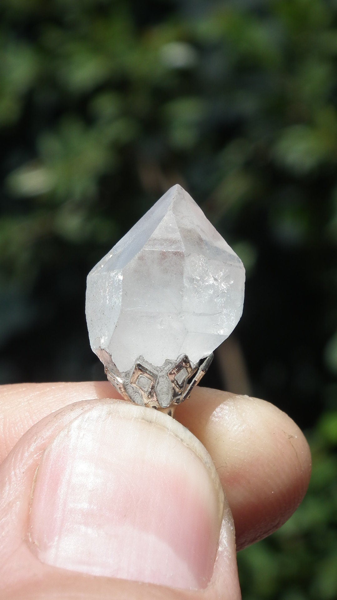 Herkimer diamond necklace