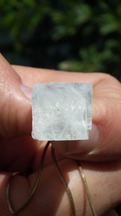 Apophyllite pendant / Raw apophyllite