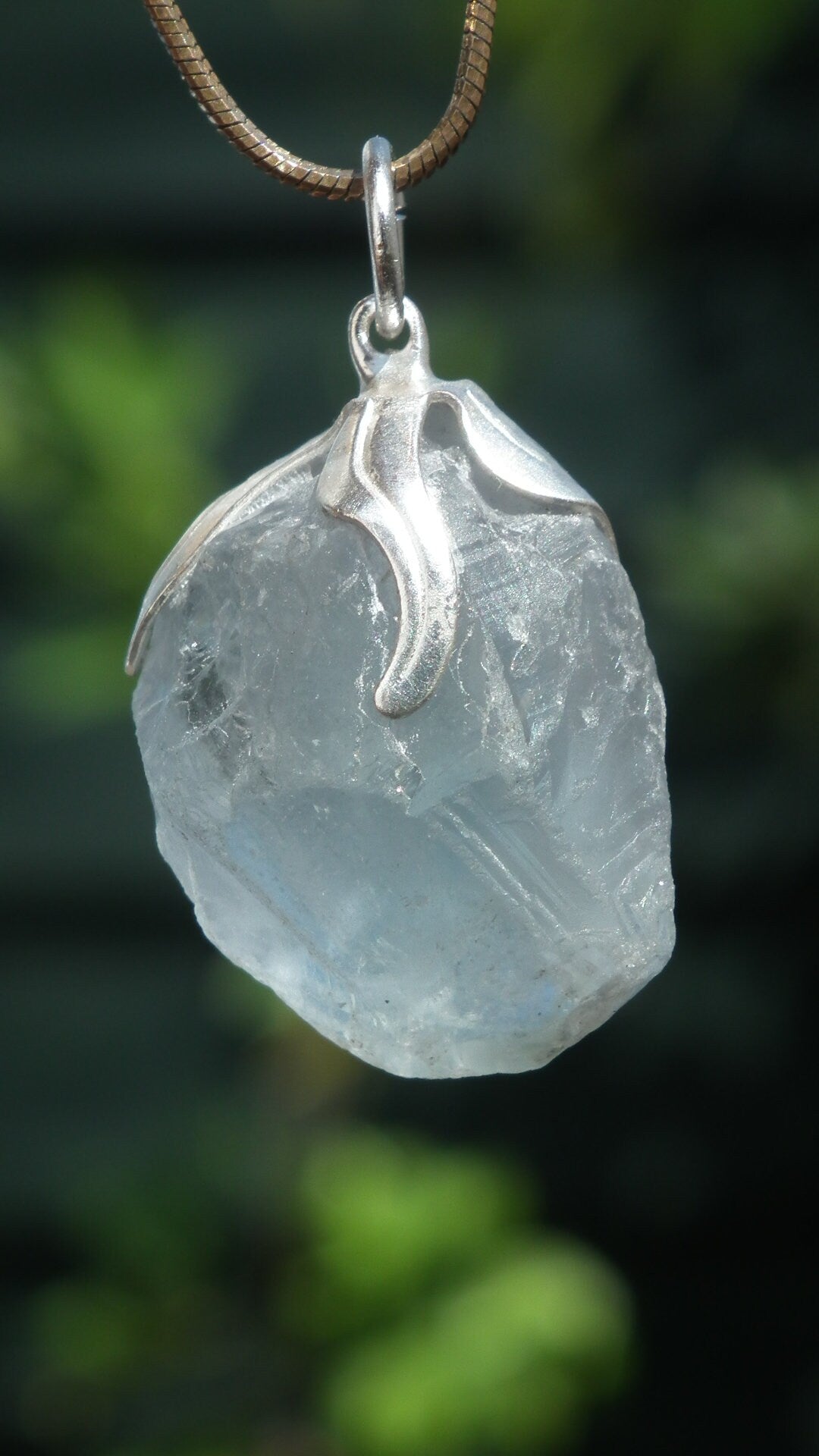 Celestite pendant