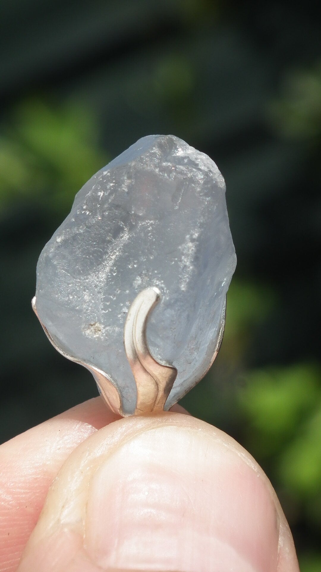 Celestite pendant