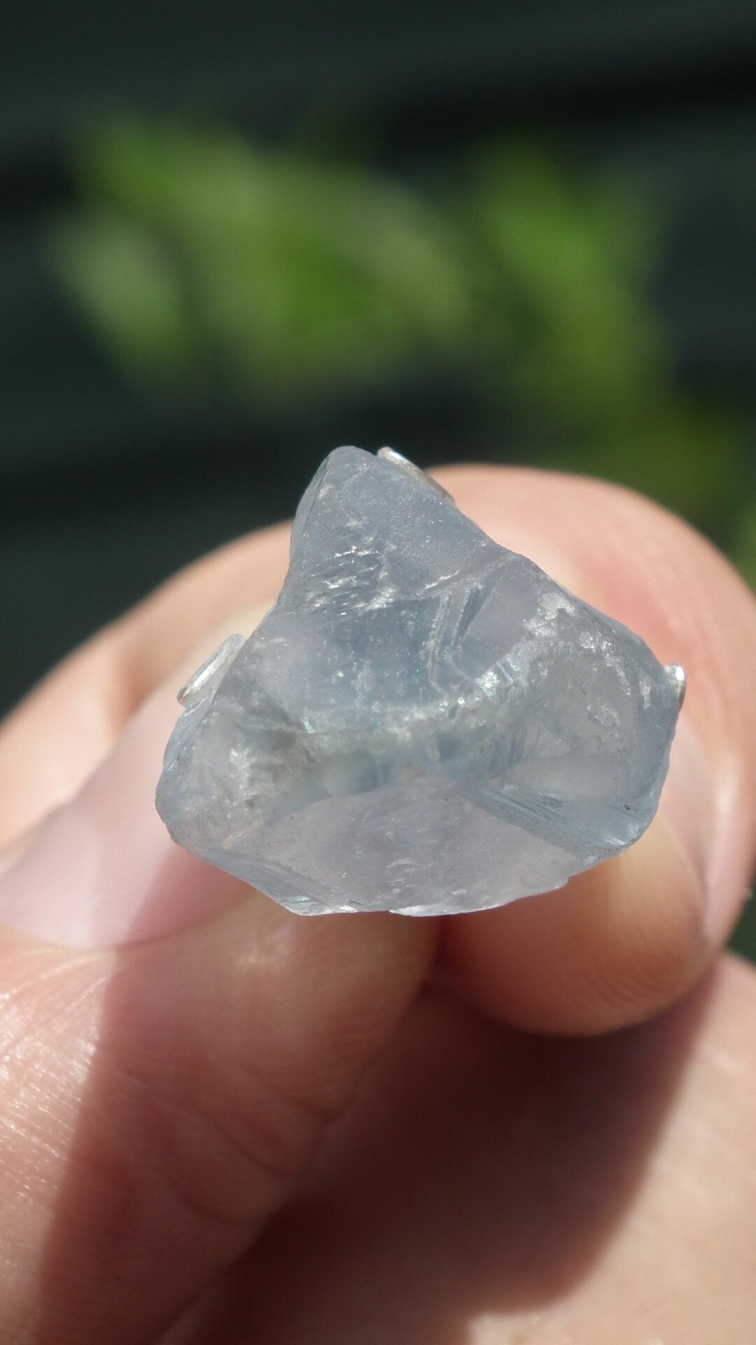 Celestite pendant