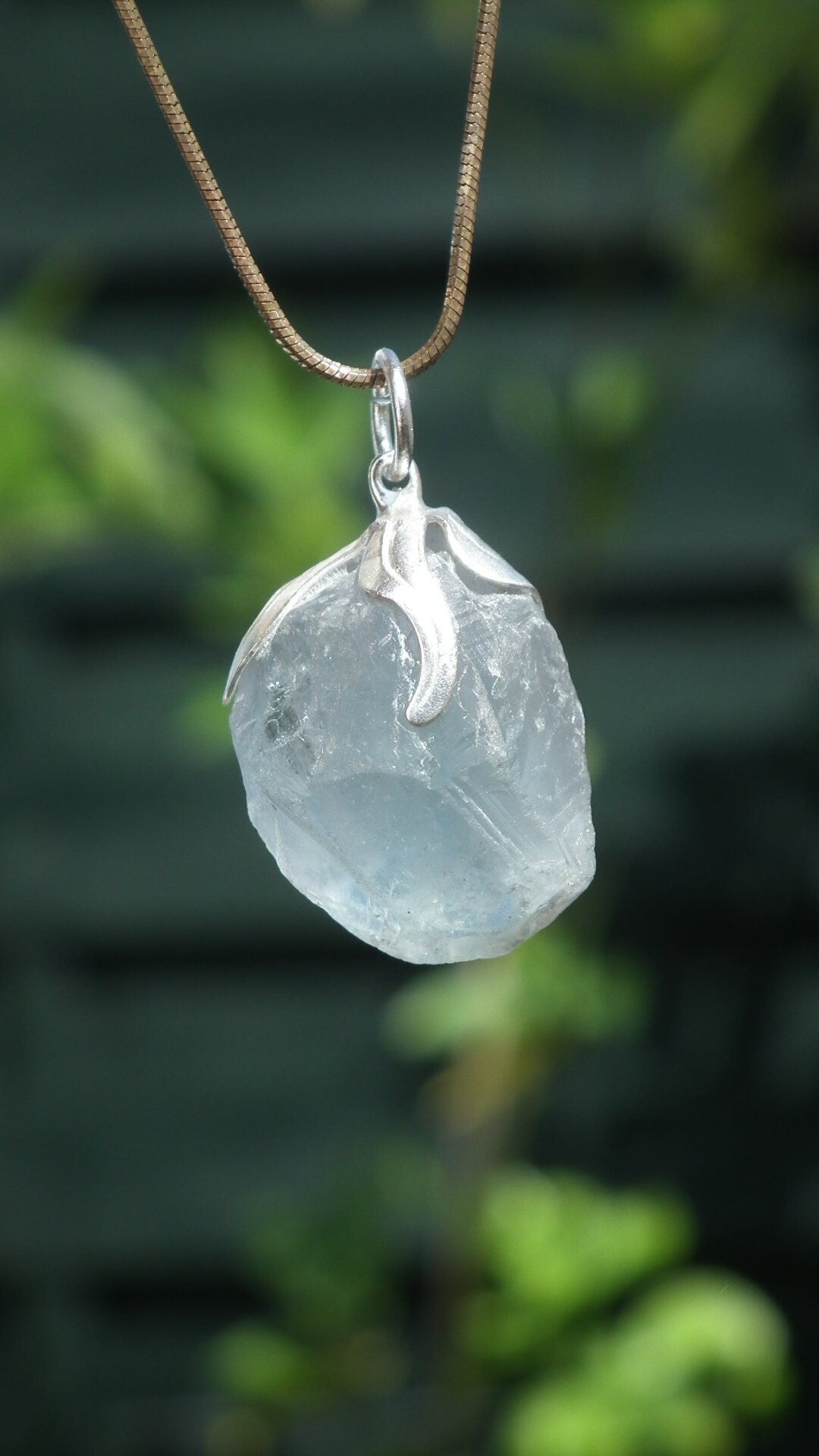 Celestite pendant