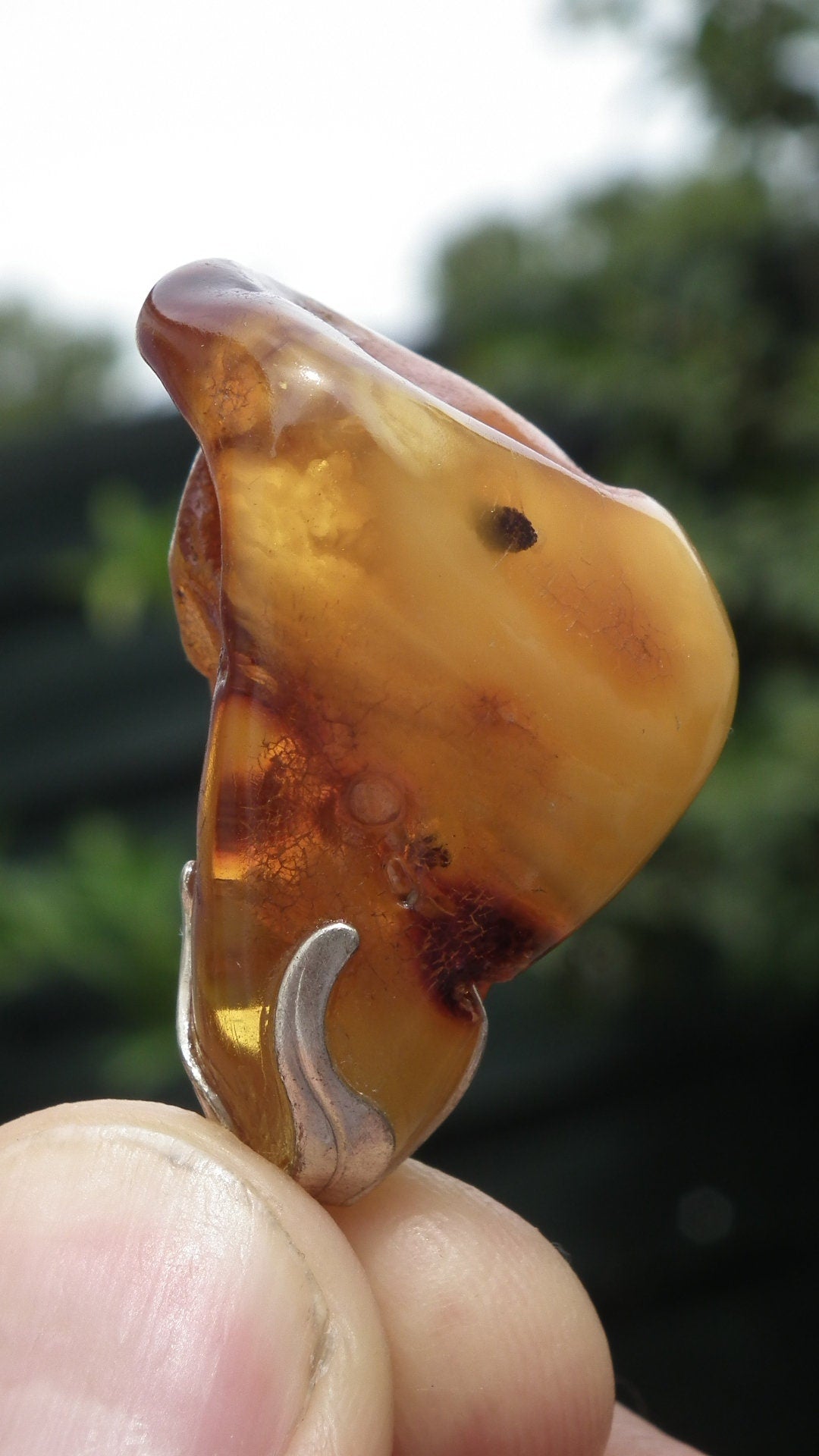 Baltic amber pendant