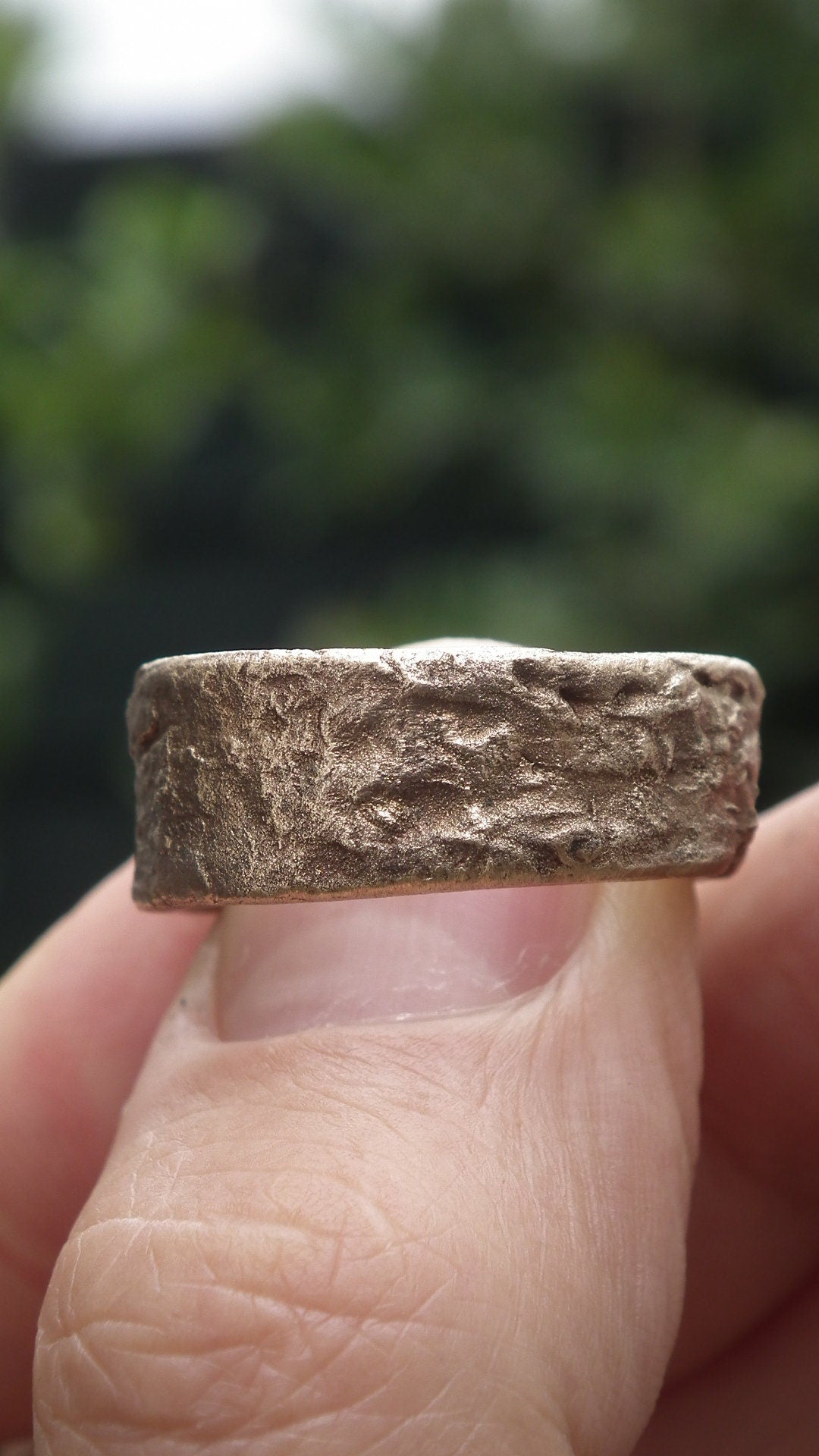 Handmade bronze ring